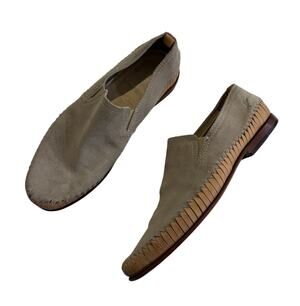 Tommy Bahama Men's Wilkinson Loafers Suede Slip On Shoes Parchment Size 10 D
